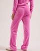 Juicy Couture Super Pink Tina Velour Outline Diamante Παντελόνι Φόρμας