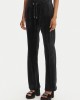 Juicy Couture Black Tina Velour Outline Diamante Παντελόνι Φόρμας