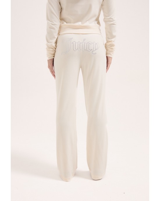 Juicy Couture Sugar Swizzle Tina Velour Outline Diamante Παντελόνι Φόρμας
