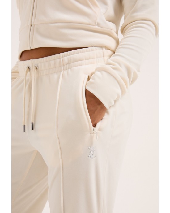 Juicy Couture Sugar Swizzle Tina Velour Outline Diamante Παντελόνι Φόρμας
