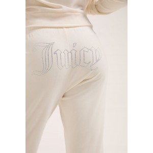Juicy Couture Tina Sugar Swizzle Velour Outline Diamante Παντελόνι Φόρμας Juicy Couture Tina Sugar Swizzle Velour Outline Diamante Παντελόνι Φόρμας