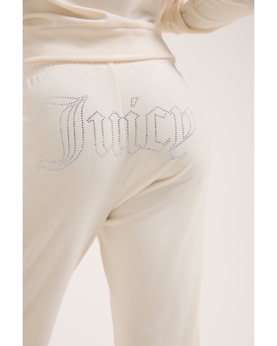Juicy Couture Tina Sugar Swizzle Velour Outline Diamante Παντελόνι Φόρμας Juicy Couture Tina Sugar Swizzle Velour Outline Diamante Παντελόνι Φόρμας