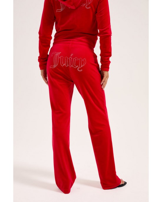Juicy Couture Tina Toreador Velour Outline Diamante Παντελόνι Φόρμας Juicy Couture Tina Toreador Velour Outline Diamante Παντελόνι Φόρμας