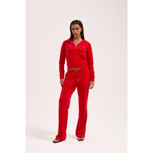 Juicy Couture Tina Toreador Velour Outline Diamante Παντελόνι Φόρμας Juicy Couture Tina Toreador Velour Outline Diamante Παντελόνι Φόρμας