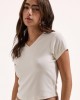 Juicy Couture V-Neck Diamante T-shirt Sugar Swizzle Μπλούζα