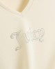 Juicy Couture V-Neck Diamante T-shirt Sugar Swizzle Μπλούζα
