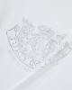 Juicy Couture Diamanté Dog Crest Long Sleeve White Μπλούζα