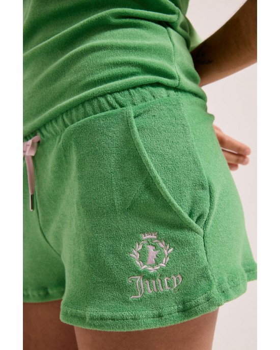 Juicy Couture Applique Terry Towelling Romper Peppermint Ολόσωμο Σορτς