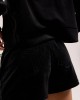 Juicy Couture Black Tamia Velour Outline Diamante Σορτς