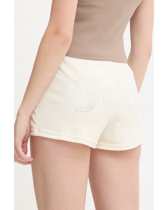 Juicy Couture Sugar Swizzle Tamia Velour Outline Diamante Σορτς
