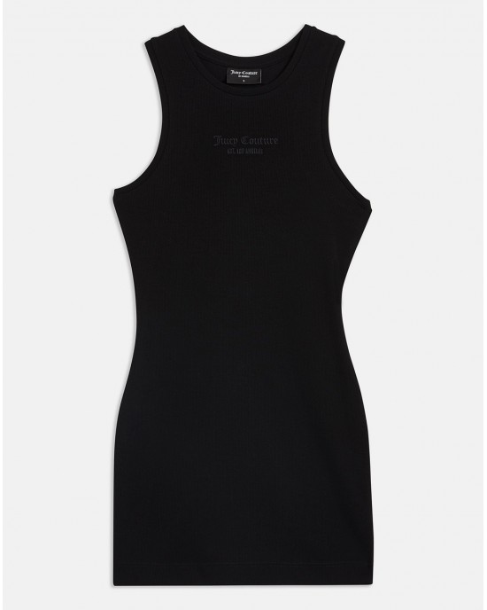 Juicy Couture Rib Jersey Bentley Black Φόρεμα