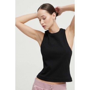 Juicy Couture Beckham Vest Rib Black Μπλούζα
