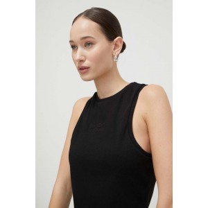 Juicy Couture Beckham Vest Rib Black Μπλούζα