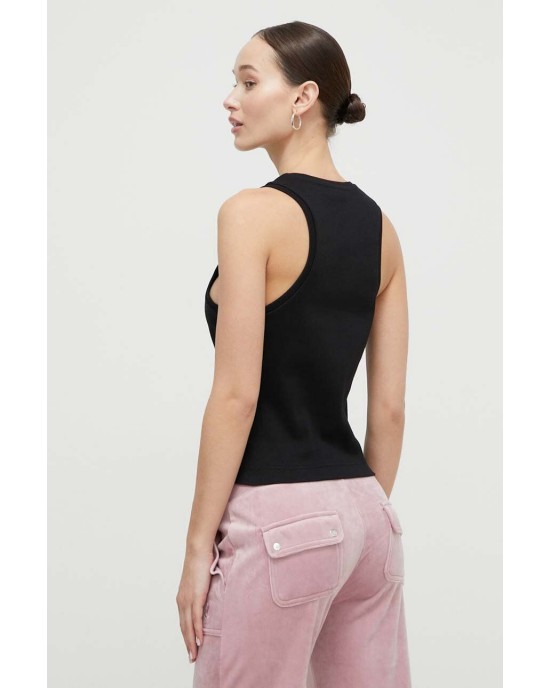 Juicy Couture Beckham Vest Rib Black Μπλούζα