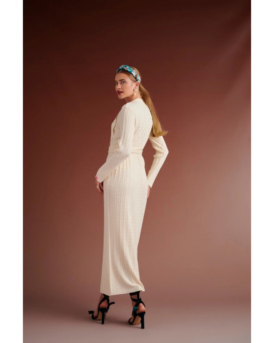 Karavan Christine Knitted Ivory Φόρεμα