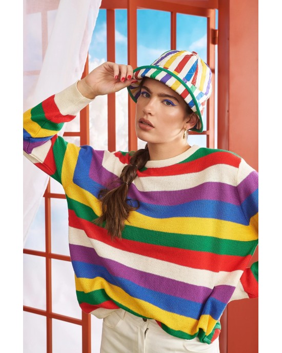 Karavan Louk Bucket Καπέλο Multicolor