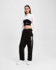 Karl Lagerfeld Slim-Fit Black Παντελόνι Φόρμας Karl Lagerfeld Slim-Fit Black Παντελόνι Φόρμας