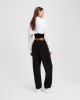 Karl Lagerfeld Slim-Fit Black Παντελόνι Φόρμας Karl Lagerfeld Slim-Fit Black Παντελόνι Φόρμας