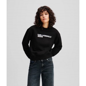 Karl Lagerfeld Logo Black Πουλόβερ