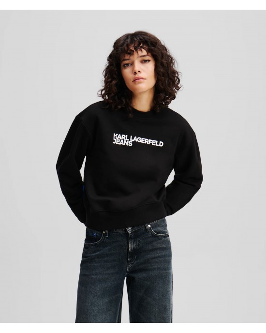 Karl Lagerfeld Logo Black Πουλόβερ Karl Lagerfeld Logo Black Πουλόβερ