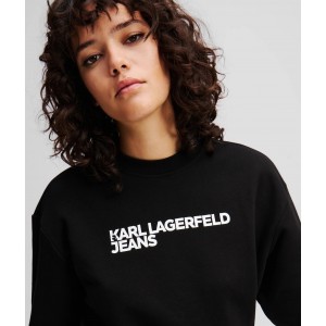 Karl Lagerfeld Logo Black Πουλόβερ