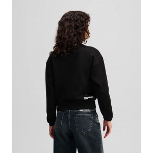 Karl Lagerfeld Logo Black Πουλόβερ