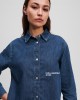 Karl Lagerfeld Boxy Denim Washed Dark Blue Πουκάμισο