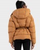Karl Lagerfeld Belted Puffer Chipmunk Μπουφάν