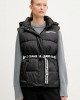 Karl Lagerfeld Belted Puffer Vest Black Μπουφάν Karl Lagerfeld Belted Puffer Vest Black Μπουφάν