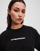 Karl Lagerfeld Blurred Logo T-Shirt Black Μπλούζα