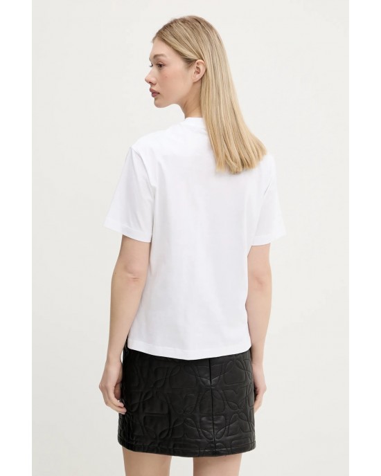 Karl Lagerfeld Floral Print T-Shirt White Μπλούζα
