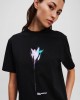 Karl Lagerfeld Floral Print T-Shirt Black Μπλούζα Karl Lagerfeld Floral Print T-Shirt Black Μπλούζα