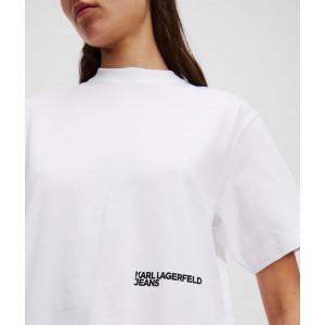 Karl Lagerfeld Floral Print T-Shirt White Μπλούζα