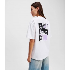Karl Lagerfeld Karl Print T-Shirt White Μπλούζα
