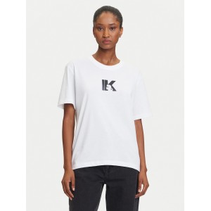 Karl Lagerfeld Regular Fit K Logo Tee White Μπλούζα