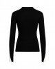 Karl Lagerfeld Black Ribbed Πουλόβερ Karl Lagerfeld Black Ribbed Πουλόβερ