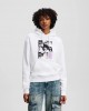 Karl Lagerfeld Karl Print White Φούτερ Με Κουκούλα