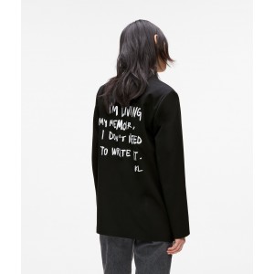 Karl Lagerfeld Karl Quote Black Σακάκι Karl Lagerfeld Karl Quote Black Σακάκι
