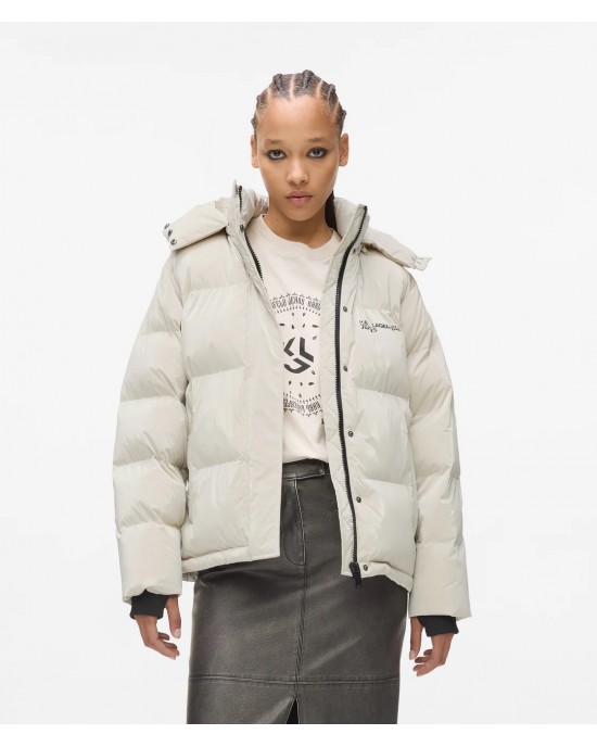 Karl Lagerfeld Shiny Puffer Moonstruck Μπουφάν