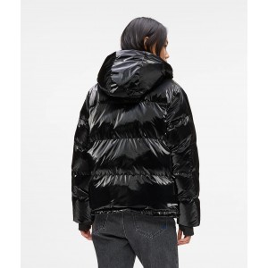 Karl Lagerfeld Shiny Puffer Black Μπουφάν