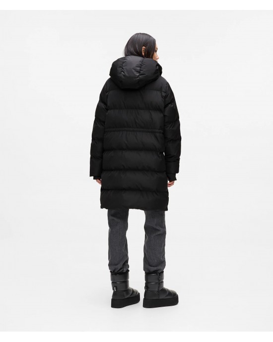 Karl Lagerfeld Long Puffer Black Μπουφάν