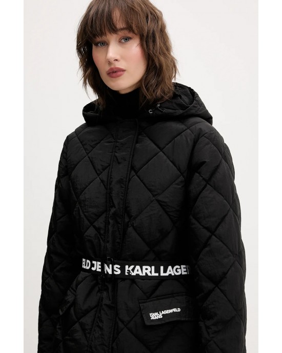 Karl Lagerfeld Light Padded Black Μπουφάν Karl Lagerfeld Light Padded Black Μπουφάν