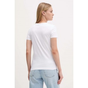 Karl Lagerfeld Reflective Logo T-shirt White Μπλούζα