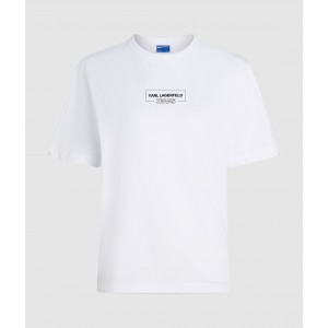 Karl Lagerfeld Outline Logo T-shirt White Μπλο΄υζα Karl Lagerfeld Outline Logo T-shirt White Μπλο΄υζα