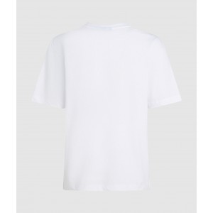 Karl Lagerfeld Outline Logo T-shirt White Μπλο΄υζα Karl Lagerfeld Outline Logo T-shirt White Μπλο΄υζα