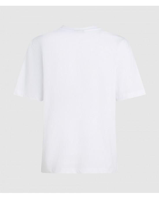 Karl Lagerfeld Outline Logo T-shirt White Μπλο΄υζα