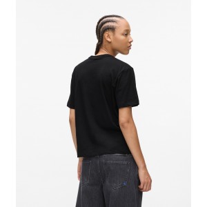 karl Lagerfeld Outline Logo T-shirt Black Μπλούζα karl Lagerfeld Outline Logo T-shirt Black Μπλούζα