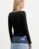 Karl Lagerfeld Bodysuit Crew Neck Black Μπλούζα
