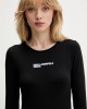 Karl Lagerfeld Bodysuit Crew Neck Black Μπλούζα