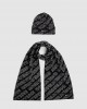 Karl Lagerfeld Monogram Black Σκούφος & Κασκόλ Karl Lagerfeld Monogram Black Σκούφος & Κασκόλ